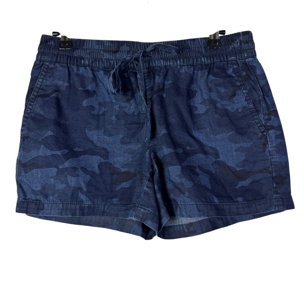 Calvin Klein Blue Camo Pull On Casual‎ Shorts 0